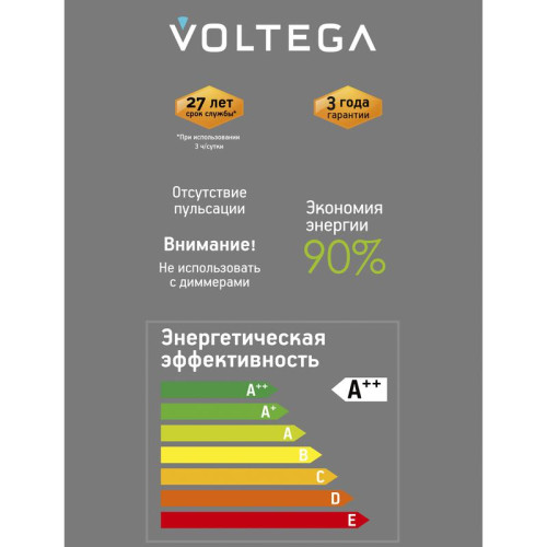 Лампа светодиодная Loft Led G125FC1978 4Вт 1800К E27 Voltega 8569 Лампа светодиодная Loft Led G125FC1978 4Вт 1800К E27 Voltega 8569