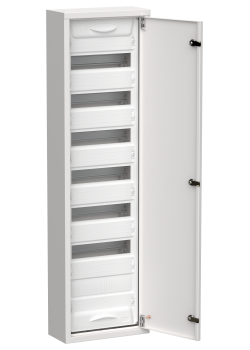 TITAN 5 Корпус металлический ЩРн-84 (1х84) 1085х310х140мм IP31 белый (одна дверь) IEK