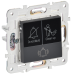 SKANDY Кнопка звонка с индикацией для отелей 10А SK-V17T титан IEK