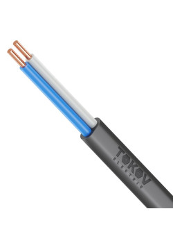 Кабель TOKOV ELECTRIC ВВГ-Пнг(А)-LS 2х1.5 ОК (N) 0.66кВ (м) УТ000028385