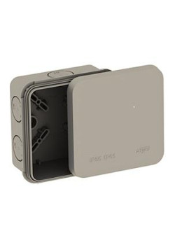 Коробка распределительная ОП 85х85х45мм двухкомпонентная 8 вводов IP65 сер. Ruvinil 67240