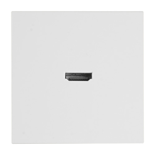 Розетка HDMI 2.0 Type A (механизм), STEKKER серия Мия, RST00-3118-01, белая магнолия