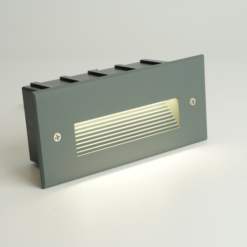 Светодиодный светильник Feron LN012 встраиваемый 5W 4000K, IP65, серый