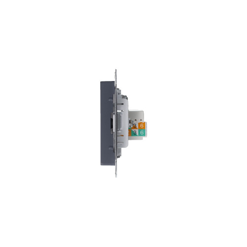 ATLASDESIGN РОЗЕТКА двойная ТВ + компьютерная RJ45 кат. 5e, механизм, ГРИФЕЛЬ ATLASDESIGN РОЗЕТКА двойная ТВ + компьютерная RJ45 кат. 5e, механизм, ГРИФЕЛЬ