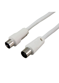 Шнур TV Plug - TV Jack 10м бел. Rexant 18-0007