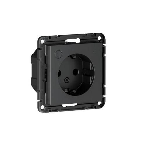 Розетка AtlasDesign Smart 16А L+N с заземл. защ. шторки Zigbee механизм карбон SE ATN001045Z Розетка AtlasDesign Smart 16А L+N с заземл. защ. шторки Zigbee механизм карбон SE ATN001045Z