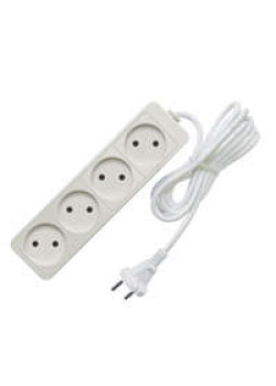 Удлинитель 4х10м без заземл. 10А IP20 2.2кВт ПВС Союз 481S-1410