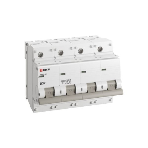 Авт. выкл. ВА 47-100 4P 32А (D) 10kA PROXIMA EKF Авт. выкл. ВА 47-100 4P 32А (D) 10kA PROXIMA EKF