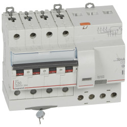 АВДТ DX3 4П C50А 30MA-AC 7м LEGRAND