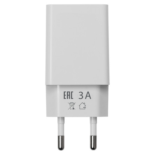 Сетевое зарядное устройство, СЗУ 5, Quick Charge 3.0, 3 А, 1 USB, белый, TDM