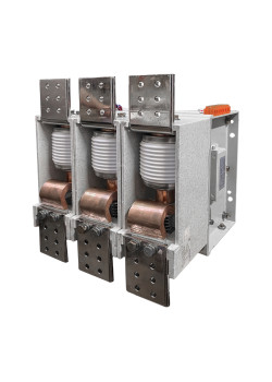 КВТ-1,14-10/2500-3 У3, трёхполюсный, 2500А, 220В AC/DC, 4з+3р, нереверсивный, без реле, IP00, контактор вакуумный  (ЭТ)