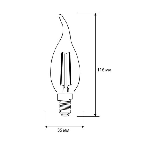 Лампа светодиодная филаментная LED12-CW35-FL/845/E14 12Вт 220В Camelion 13711 Лампа светодиодная филаментная LED12-CW35-FL/845/E14 12Вт 220В Camelion 13711
