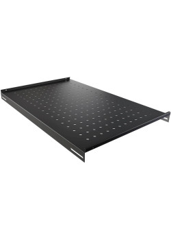 Полка стационарная NTSS NTSS-FS-1000-BL 1U нагр.:60кг. 750мм черный