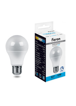 Лампа светодиодная диммируемая Feron LB-931 Шар E27 12W 230V 6400K