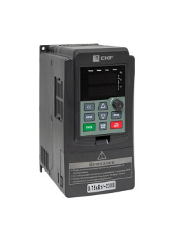Преобразователь частоты 0,75/1,5кВт 1x230В VECTOR-100 EKF
