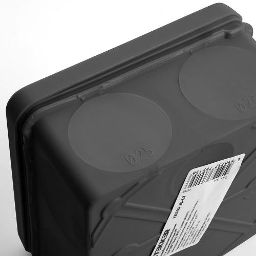Коробка разветвительная 2х компонентная HF EBX40-38-67 100*100*50мм,8 вводов,IP67,черная(GE42455-05) Коробка разветвительная 2х компонентная HF EBX40-38-67 100*100*50мм,8 вводов,IP67,черная(GE42455-05)