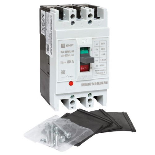 ВА-99МL 63/80А 3P 15кА EKF Basic ВА-99МL 63/80А 3P 15кА EKF Basic