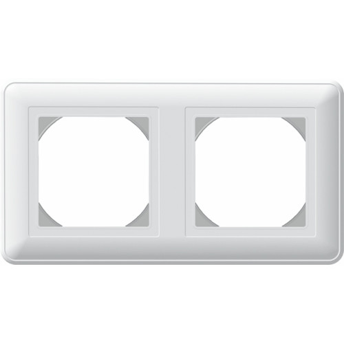 W59 AQUA 2-постовая РАМКА, IP44, БЕЛЫЙ W59 AQUA 2-постовая РАМКА, IP44, БЕЛЫЙ