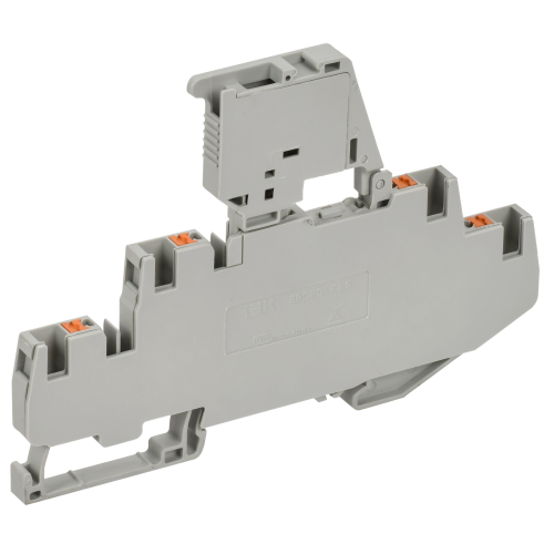 ARMAFIX Колодка клеммная CPDLF2.5 2х-уровневая с держателем предохранителя на верхнем уровне IEK