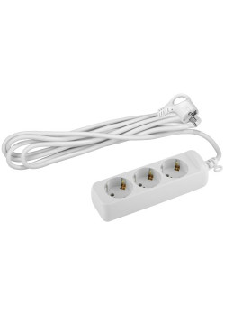 Удлинитель 3х1.5м с заземл. 16А IP20 U-3e-1.5m ПВС 3х1 Эра Б0028369