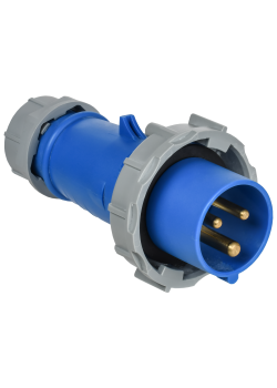 Вилка переносная ССИ-0132 16А-6ч/200-250В 2P+PE IP67 IEK