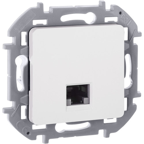 INSPIRIA Розетка компьютерная RJ45 категория 6 UTP белый