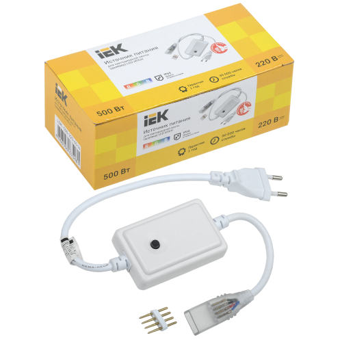 Драйвер LED ИПСН 500Вт 220В 14мм RGB IP44 IEK