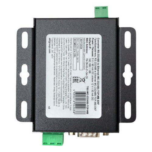 Преобразователь RS-232/485 в Ethernet, Modbus TCP/RTU/ASCII TSX EKF Преобразователь RS-232/485 в Ethernet, Modbus TCP/RTU/ASCII TSX EKF