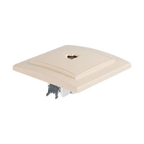 Минск Розетка RJ-45 1-мест. СП бежевый EKF
