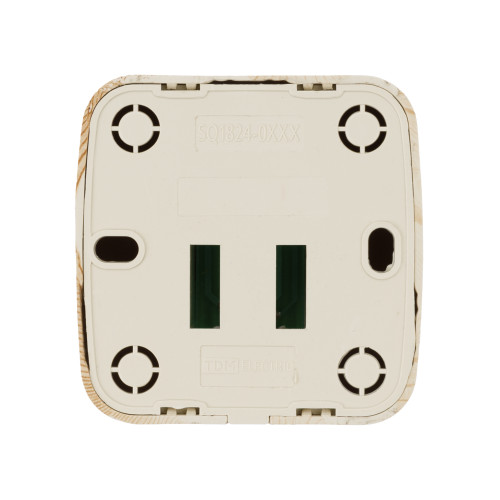 Розетка компьютерная (RJ-45) открытой установки IP20, сосна 
