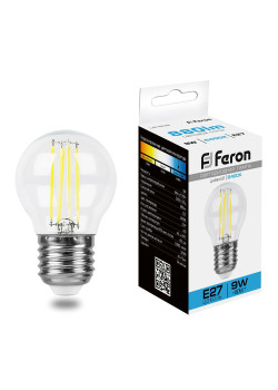 Лампа светодиодная Feron LB-509 Шарик E27 9W 230V 6400K