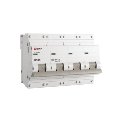 Авт. выкл. ВА 47-100M 4P 100А (D) 10kA без тепл. расцепит. EKF PROXIMA