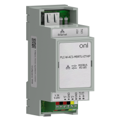 ПЛК W. Преобразователь интерфейсов Modbus RTU в Ethernet ONI