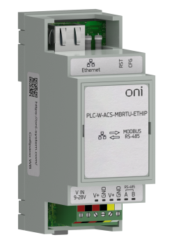 ПЛК W. Преобразователь интерфейсов Modbus RTU в Ethernet ONI