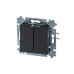 Выключатель 2-кл. СП Levit IP20 антрацит/дым. черн. ABB 2CHH590545A6063 Выключатель 2-кл. СП Levit IP20 антрацит/дым. черн. ABB 2CHH590545A6063