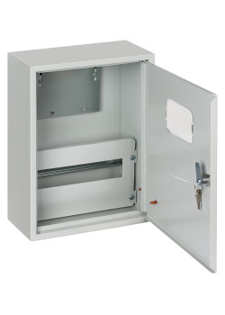 Корпус металлический  ЩУРН-1/12, 400х300х145 мм, IP31, RAL7035 светло-серый LITE