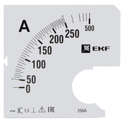 Шкала сменная для A961 250/5А-1,5 EKF