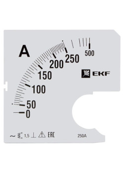 Шкала сменная для A961 250/5А-1,5 EKF