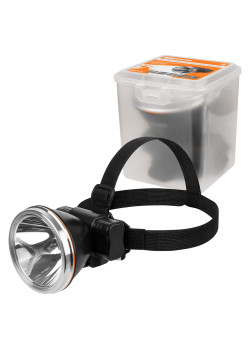 Фонарь «Налобный 14» аккум., 10 Вт LED, Li-Ion 3,7 В  4,8  А*ч, 550 лм, 230 В, TDM