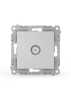 Розетка TV оконечная СП Pixel 1DB механизм алюм. TOKOV ELECTRIC TKE-PX-A1O-C03