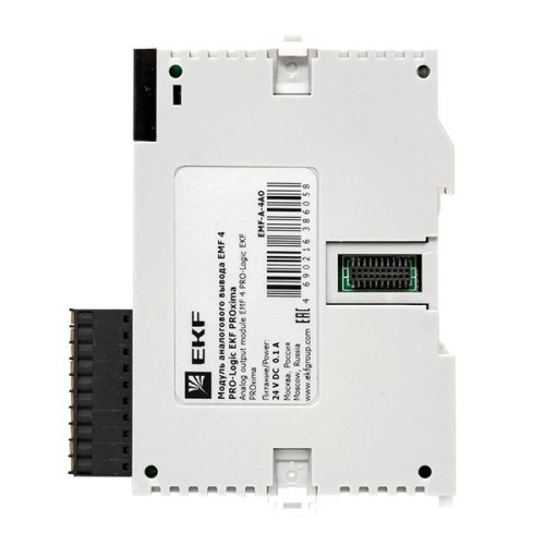 Модуль аналогового вывода EMF 4 PRO-Logic EKF (без поверки) Модуль аналогового вывода EMF 4 PRO-Logic EKF (без поверки)
