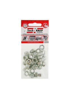 Гайка шестигранная М8 DIN 934 цинк. пакет (уп.35шт) Tech-Krep 103026