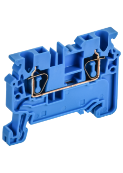 ARMAFIX Клемма пружинная CX2.5 BU 2,5мм2 проходная синяя IEK