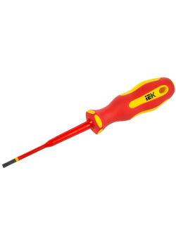 ARMA2L 5 Отвертка диэлектрическая SLIM SL4,0х100 Т2 IEK