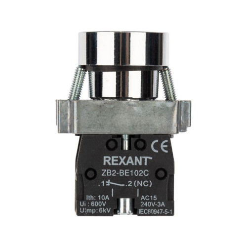 Кнопка XB2 красн. NC Rexant 36-5520 Кнопка XB2 красн. NC Rexant 36-5520