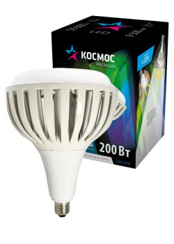 Лампа светодиодная KOSMOS premium HWLED 200Вт 6500К E40 220В Космос KHWLED200WE4065