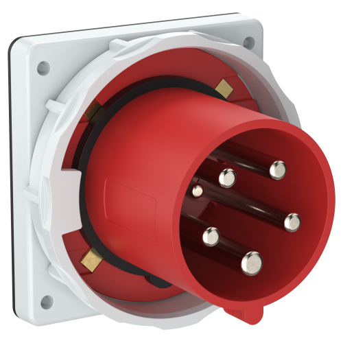 Вилка встраиваемая ССИ-3352 63А-6ч 380В 3P+PE+N IP67 IEK