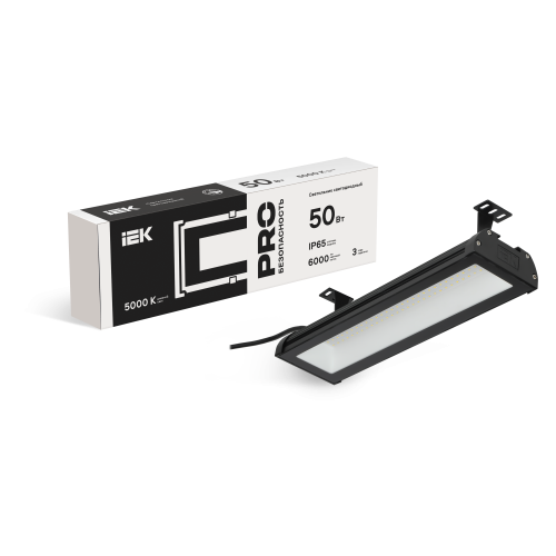PRO Светильник светодиодный ДСП 7022 50Вт 5000К IP65 IEK PRO Светильник светодиодный ДСП 7022 50Вт 5000К IP65 IEK