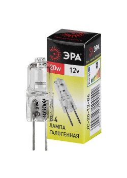 Лампа галогенная G4-JC-20W-12V ЭРА C0027369