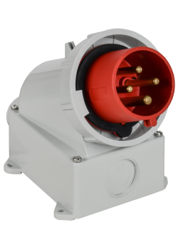 Вилка стационарная ССИ-5242 32А-6ч/380В 3P+PE IP67 IEK